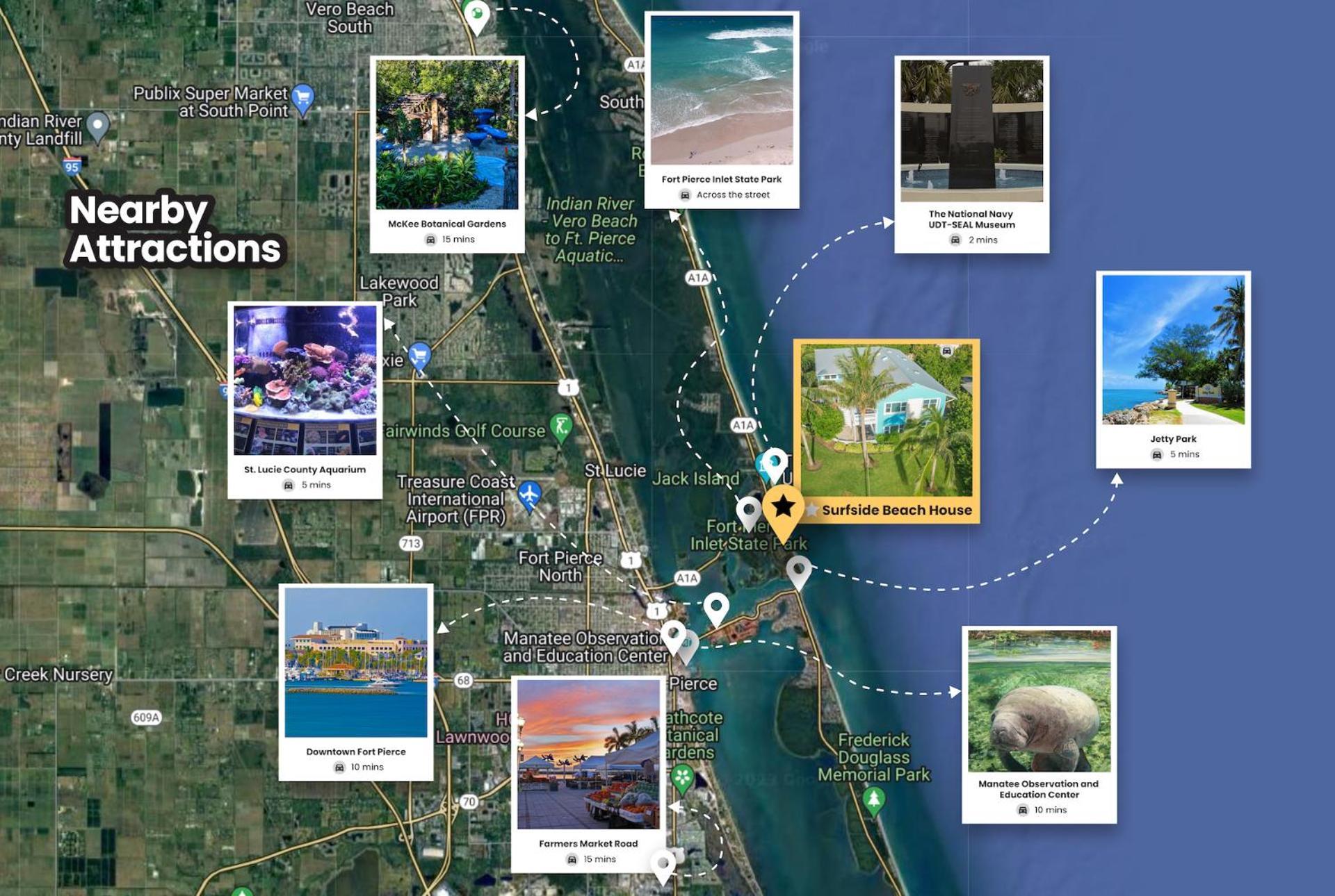 Sandy Shores - 2Br Beach Getaway And Surf Spot ฟอร์ตเพียร์ซ ภายนอก รูปภาพ